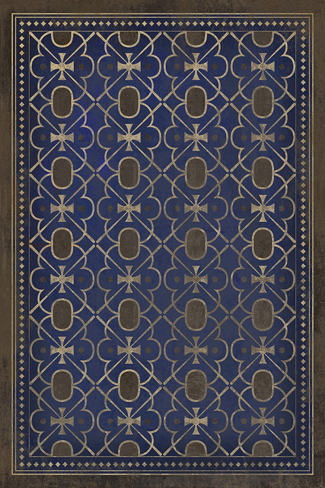 spicher and company classic vinyl pattern 05 inspector lestrade rug