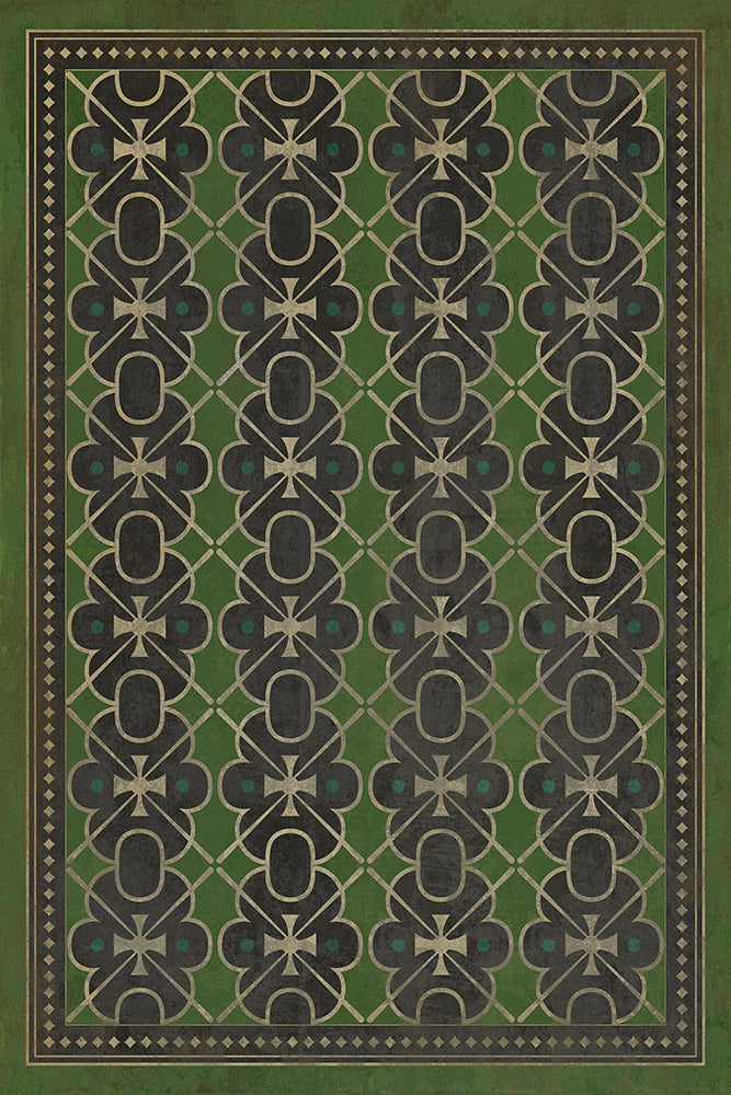 spicher and company classic vinyl pattern 05 scotland yard rug