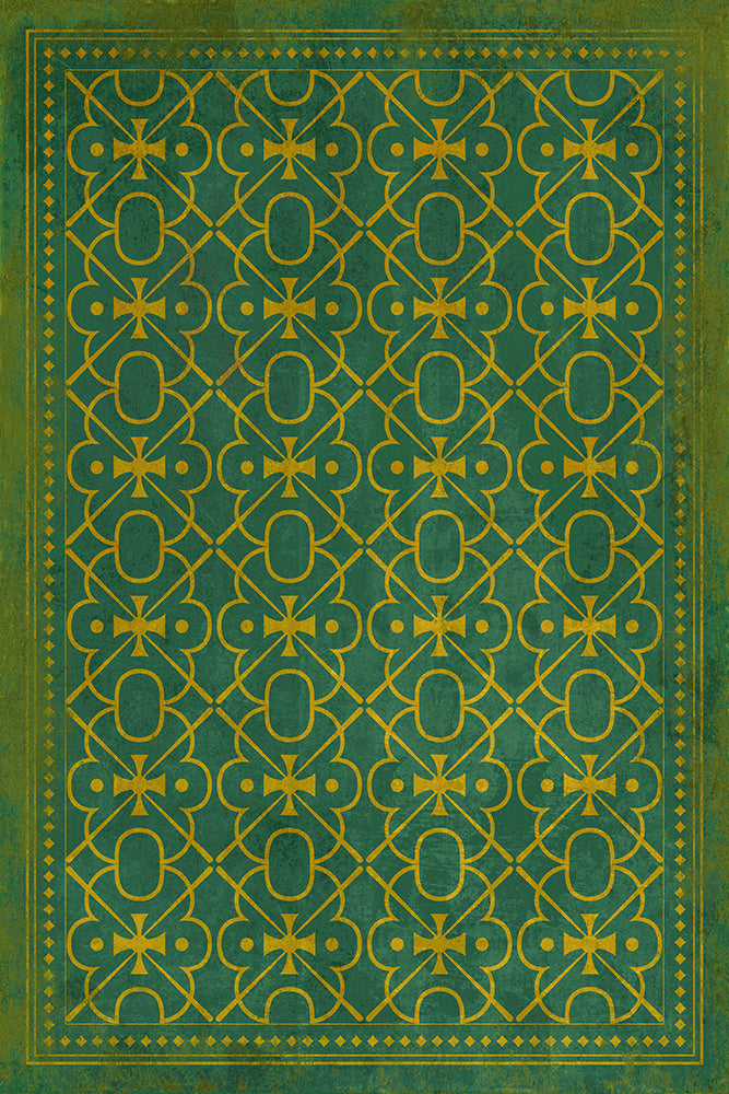 spicher and company classic vinyl pattern 05 mr green rug