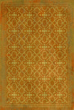 spicher and company classic vinyl pattern 05 colonel mustard rug