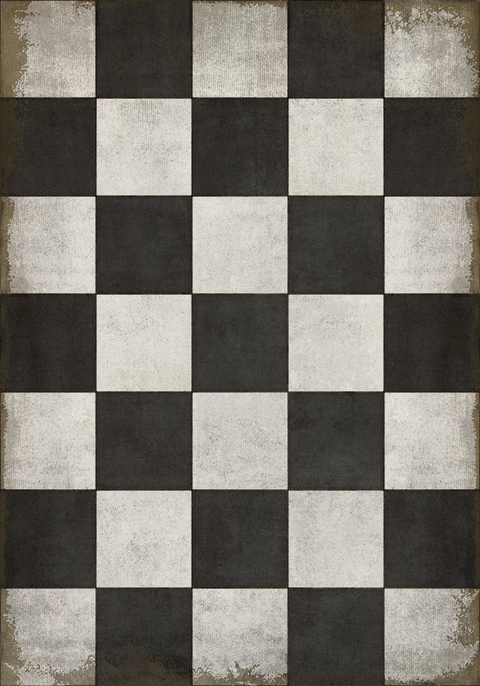 spicher and company classic vinyl pattern 07 checkered past rug