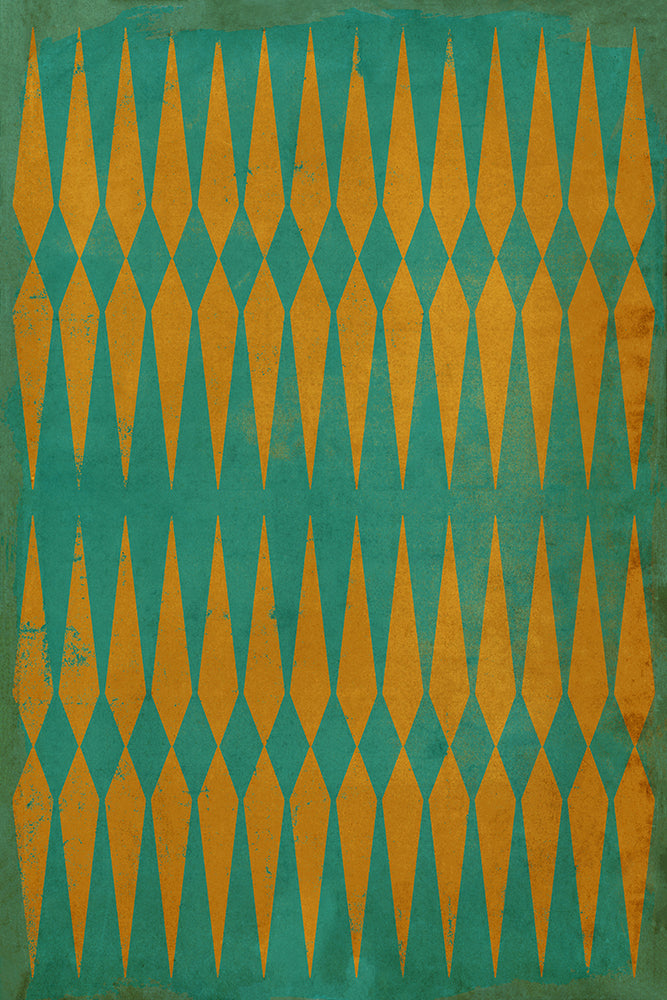 spicher and company classic vinyl pattern 08 dropping acid rug