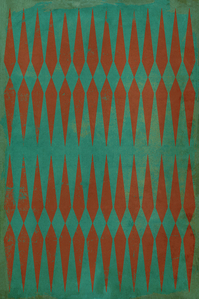 spicher and company classic vinyl pattern 08 the dragons throat rug