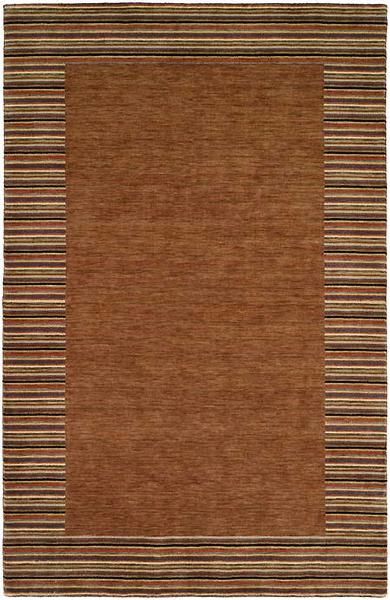 HRI European 1232 Brown Rug