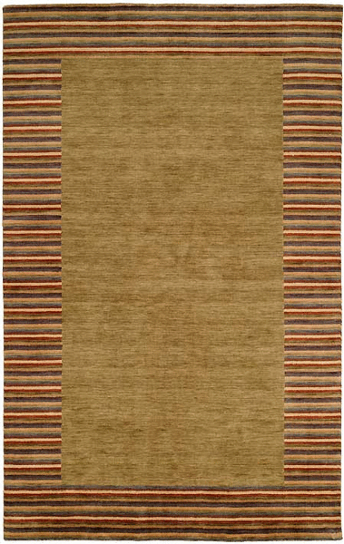 HRI European 1234 Green Rug