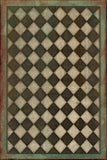 spicher and company classic vinyl pattern 09 checkmate rug