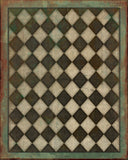 spicher and company classic vinyl pattern 09 checkmate rug