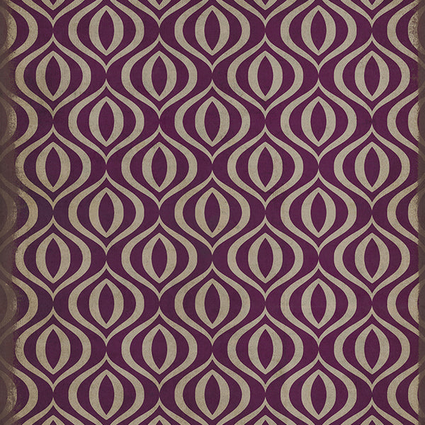 spicher and company classic vinyl pattern 15 purple haze rug