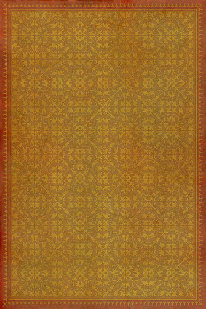 spicher and company classic vinyl pattern 21 all in the golden afternoon rug