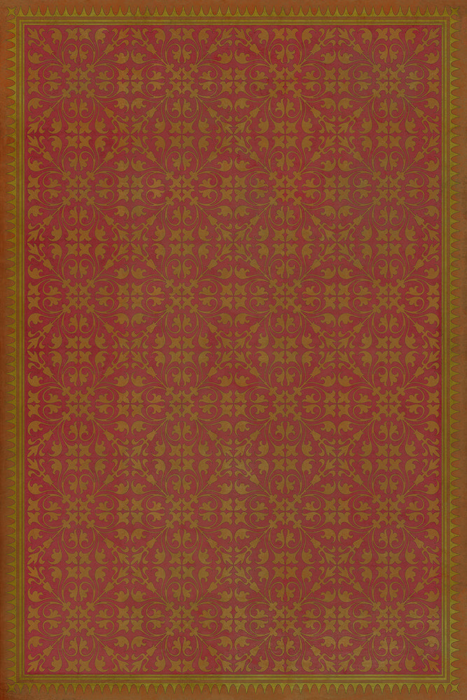 spicher and company classic vinyl pattern 21 jabberwocky rug