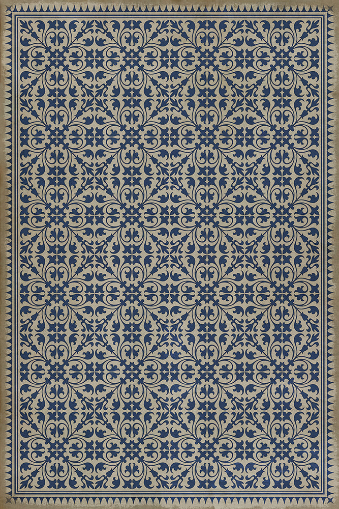 spicher and company classic vinyl pattern 21 mad hatter tea party rug