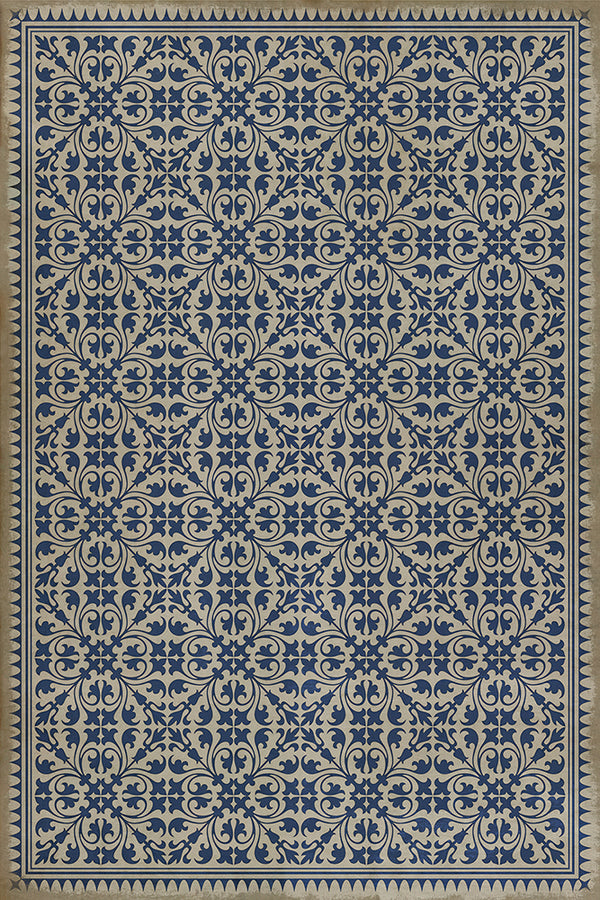 spicher and company classic vinyl pattern 21 mad hatter tea party rug