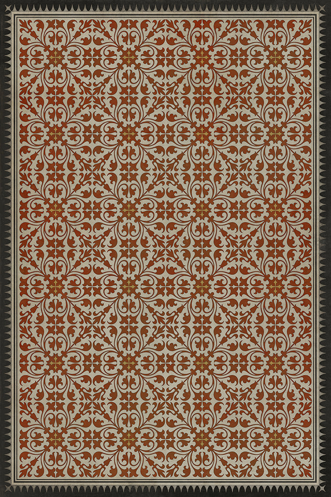 spicher and company classic vinyl pattern 21 painting the roses red rug