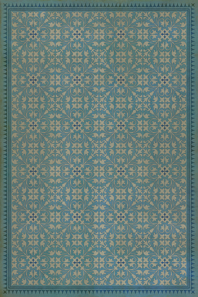 spicher and company classic vinyl pattern 21 through the looking glass rug