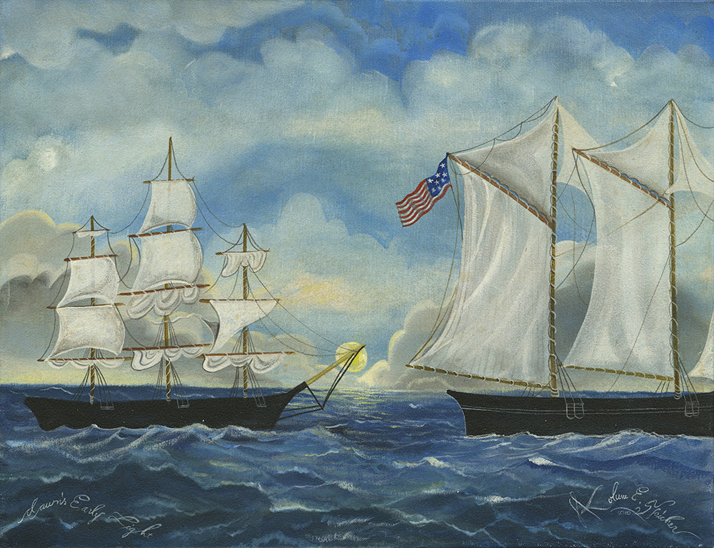 spicher and company kolene spicher ship dawns early light rug