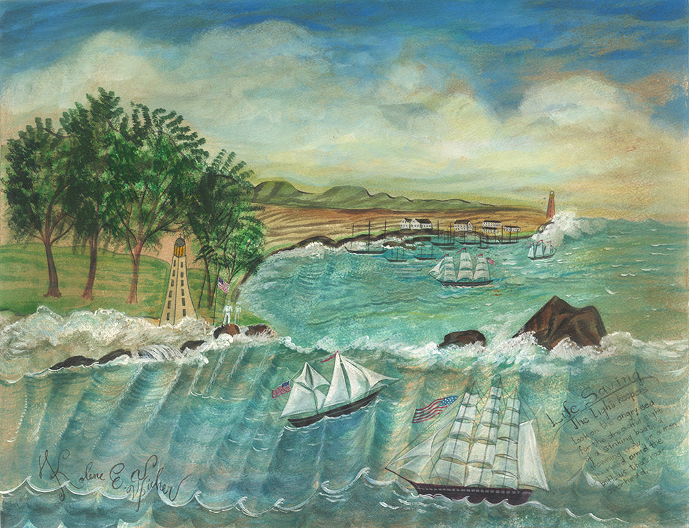 spicher and company kolene spicher ship the light keepers rug