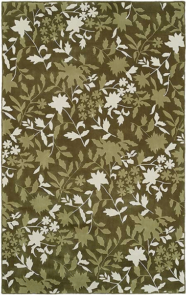 HRI Camelot II 14 Green Rug