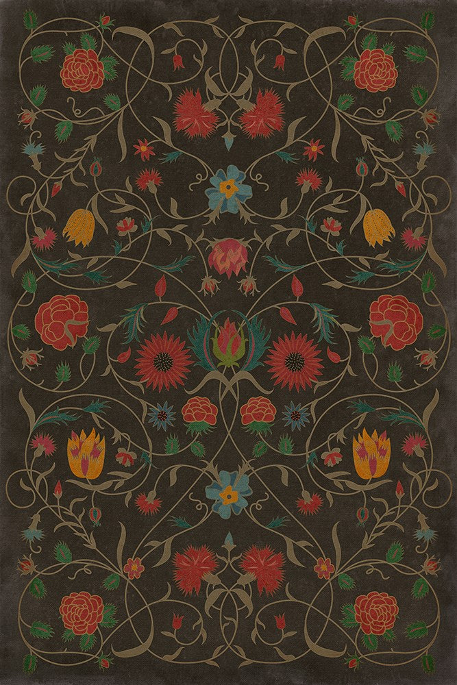 spicher and company williamsburg floral susannah rug