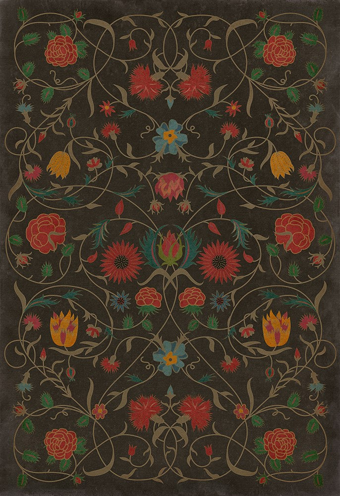 spicher and company williamsburg floral susannah rug