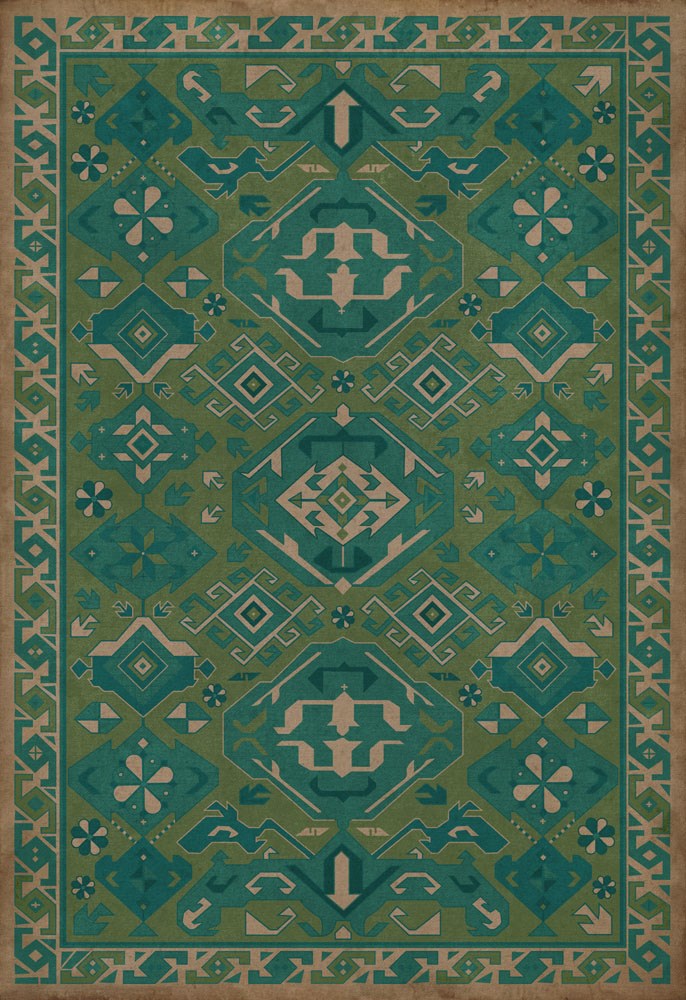 spicher and company williamsburg traditional mint rug