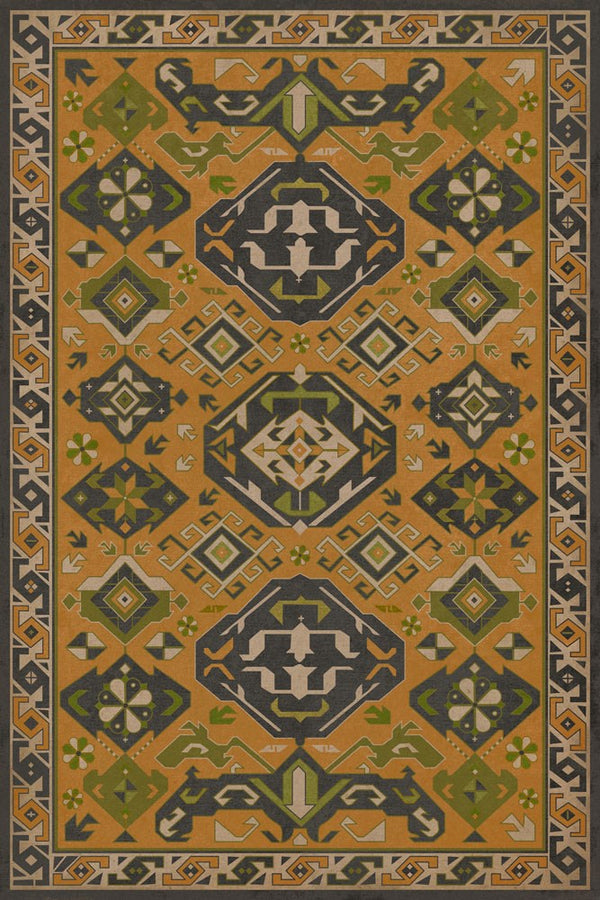 spicher and company williamsburg traditional mustard rug