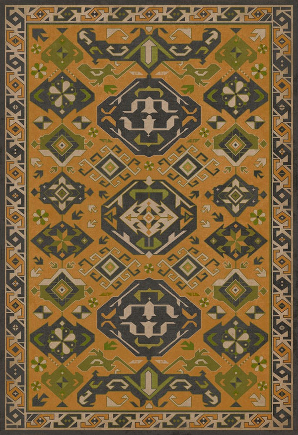 spicher and company williamsburg traditional mustard rug