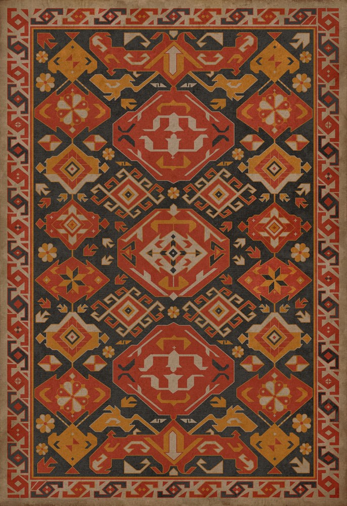 spicher and company williamsburg traditional paprika rug