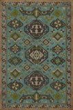 spicher and company williamsburg traditional stone blue rug