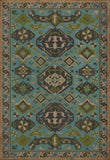 spicher and company williamsburg traditional stone blue rug
