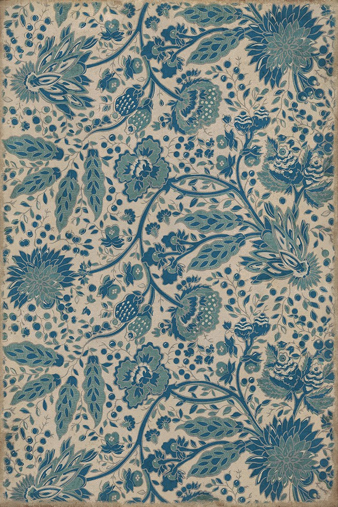 spicher and company williamsburg garden gate a slash of blue rug
