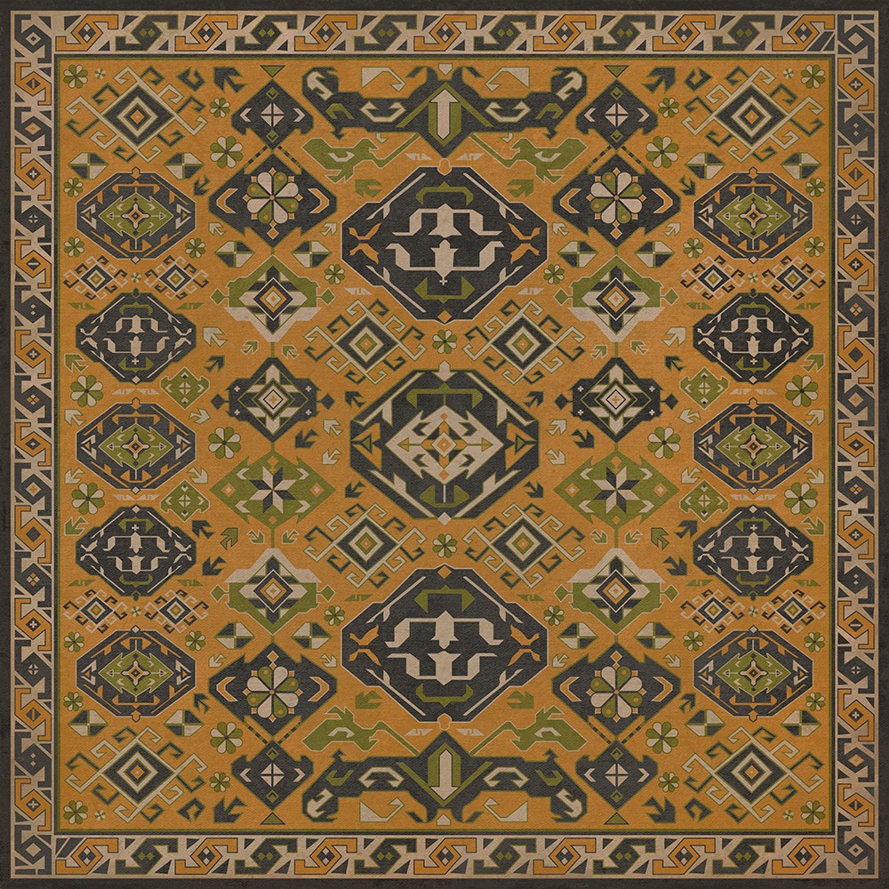 spicher and company williamsburg traditional mustard rug