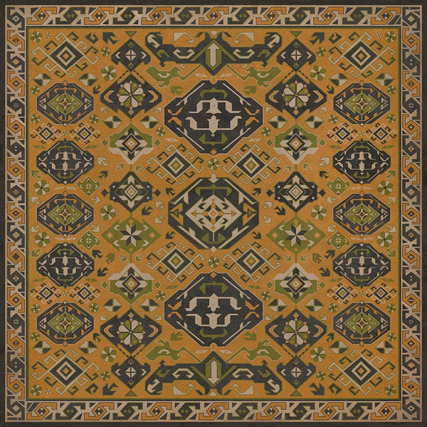 spicher and company williamsburg traditional mustard rug