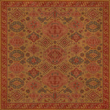 spicher and company williamsburg traditional turmeric rug