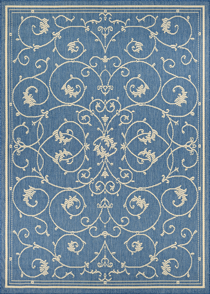 Couristan Recife 1583/1212 Blue Rug