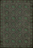 spicher and company williamsburg crewelwork beebalm rug