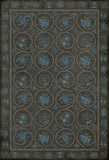 spicher and company williamsburg crewelwork delphinium rug