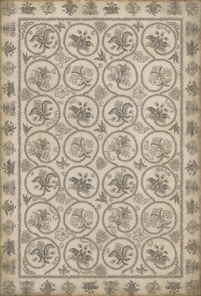 spicher and company williamsburg crewelwork rose campion rug