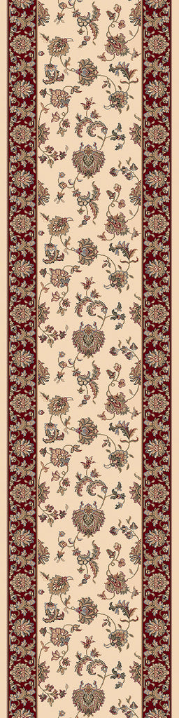 Dynamic Brilliant 7226-191 Ivory (Red Border) Rug