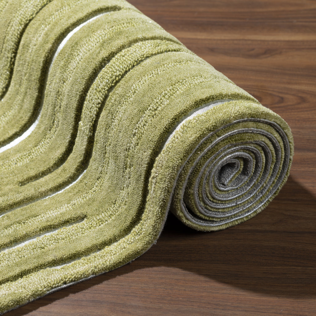 dalyn rug vibes vb1 lime rug