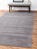 unique loom uptown madison avenue uptown  gray rug