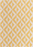 unique loom jill zarin outdoor napa yellow rug
