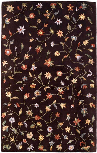 HRI Monaco 2 Black Rug