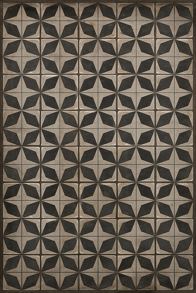 spicher and company classic vinyl pattern 54 sputnik rug
