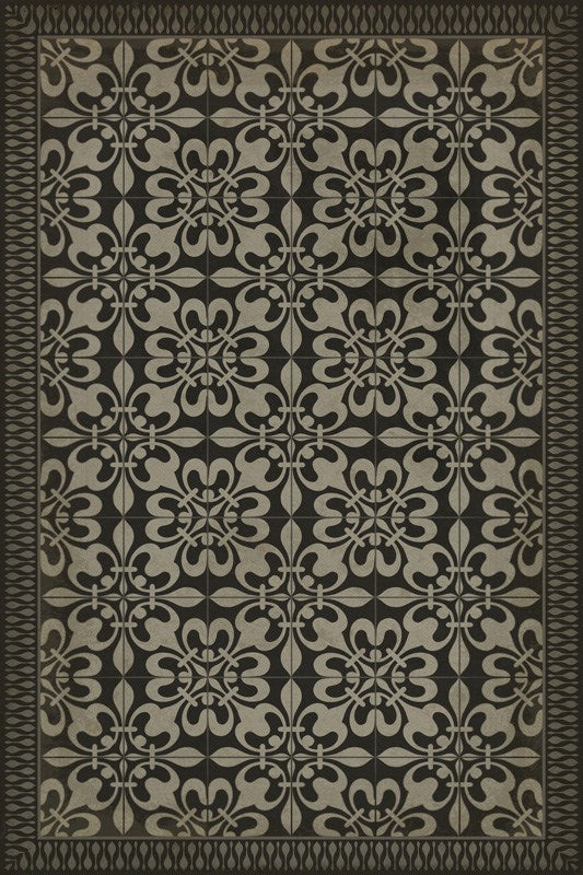 spicher and company classic vinyl pattern 55 dark skies rug