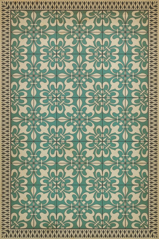 spicher and company classic vinyl pattern 55 as the clouds go by rug