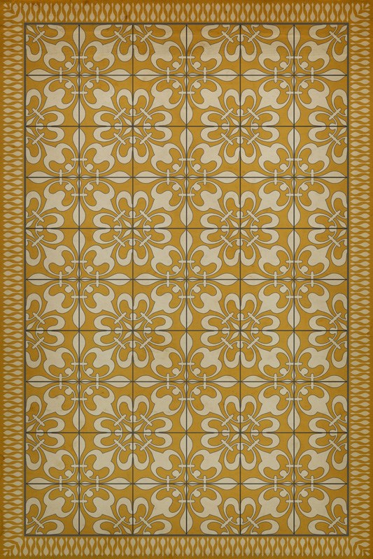 spicher and company classic vinyl pattern 55 busy as a bee rug