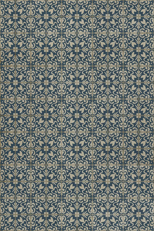 spicher and company classic vinyl pattern 56 lizzie bennett rug