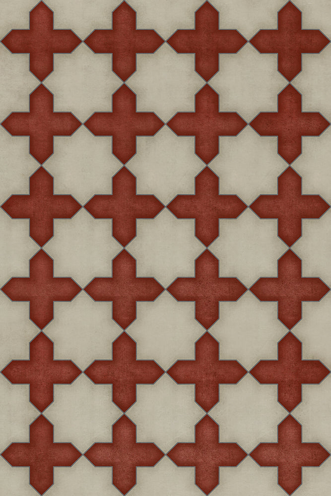 spicher and company classic vinyl pattern 23 dressed in scarlet rug