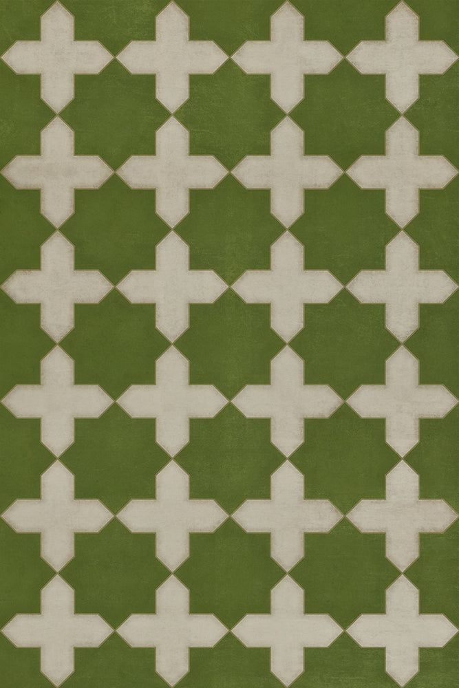 spicher and company classic vinyl pattern 23 nor any green thing rug