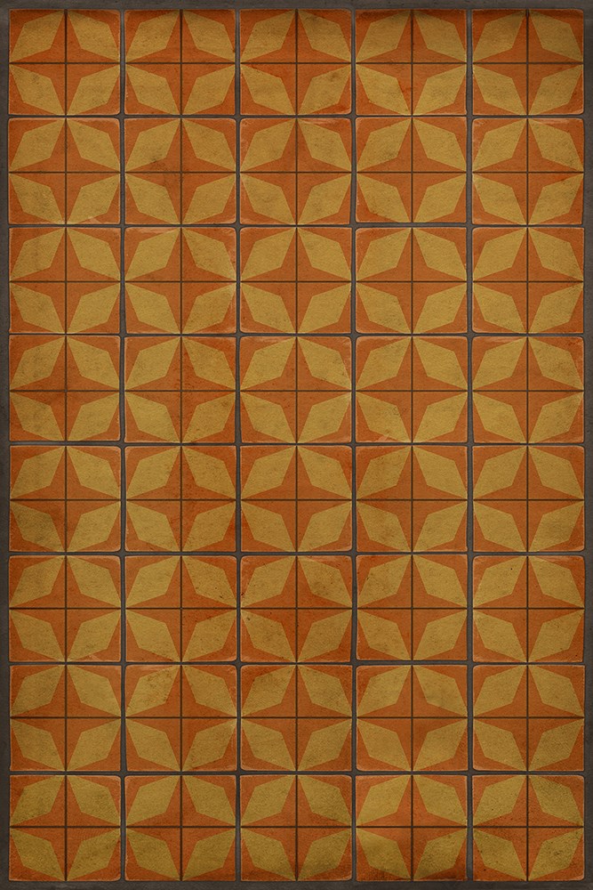 spicher and company classic vinyl pattern 54 fireball rug